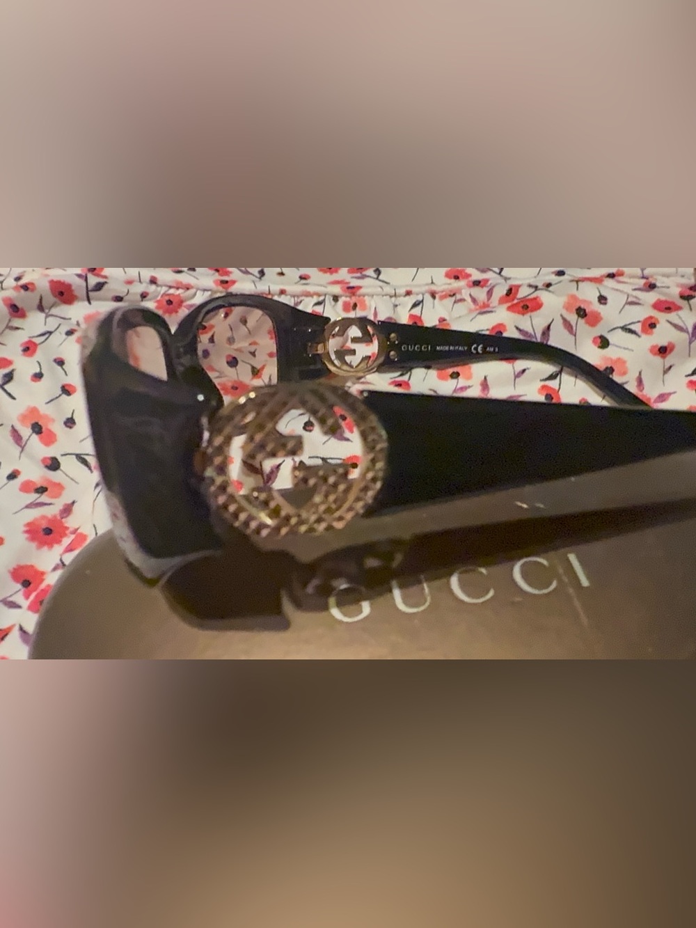 Gucci Dark Brown Square frame you can put own prescripcion Glasses Authentic - Picture 10 of 16